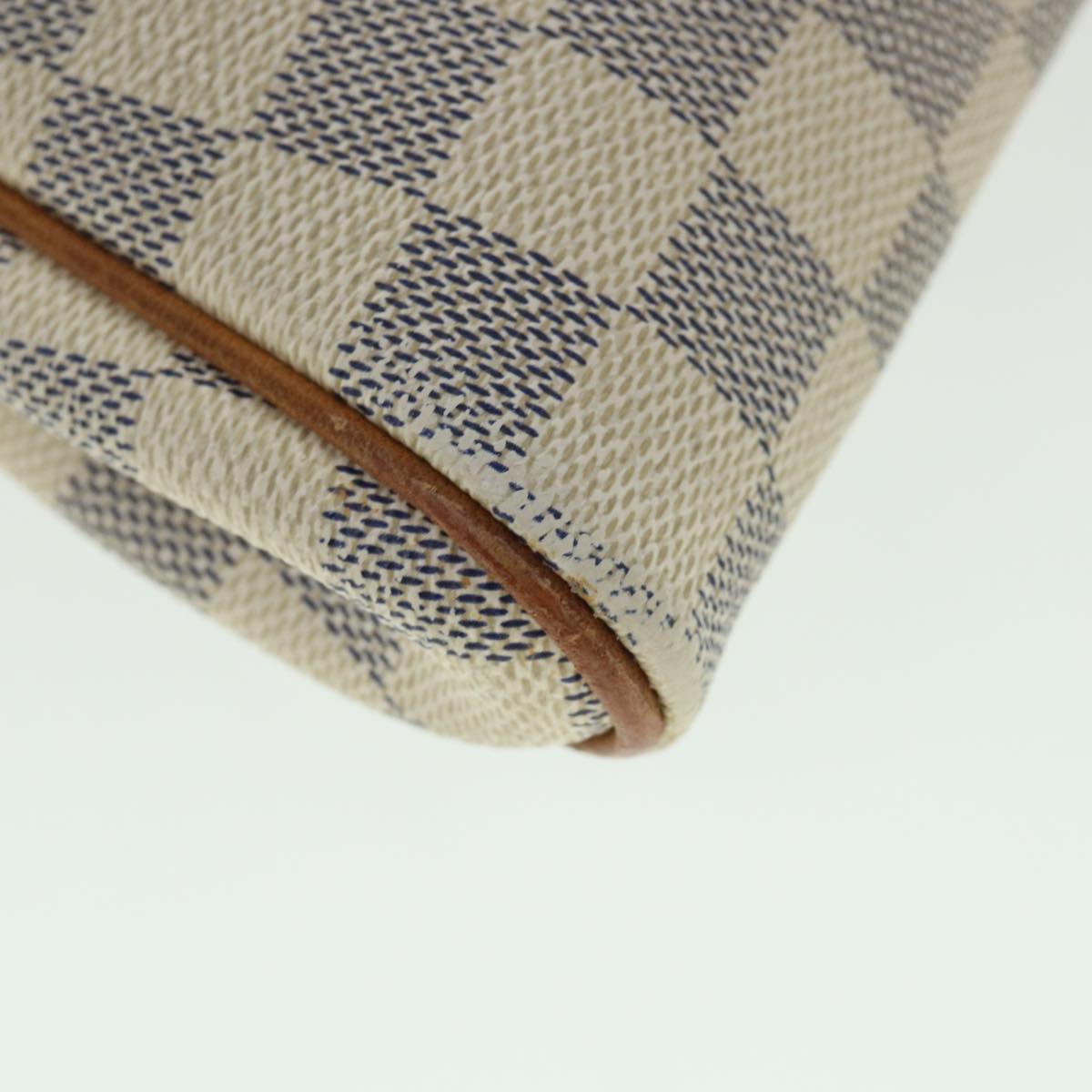 LOUIS VUITTON Damier Azur Eva Shoulder Bag 2way N55214 LV Auth 55052