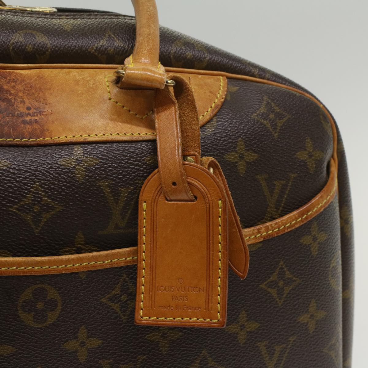 LOUIS VUITTON Monogram Deauville Hand Bag M47270 LV Auth 55094