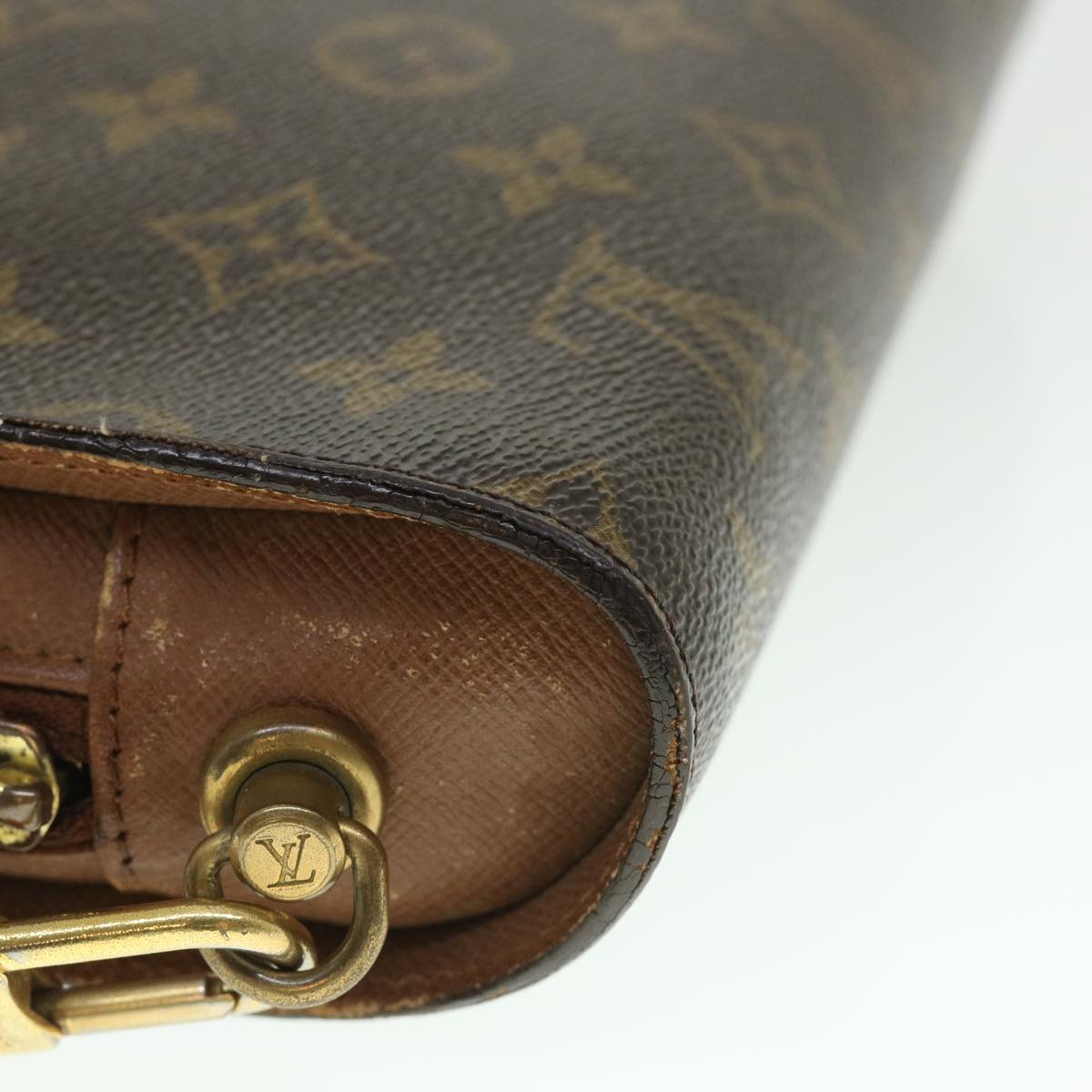 LOUIS VUITTON Monogram Orsay Clutch Bag M51790 LV Auth 55150