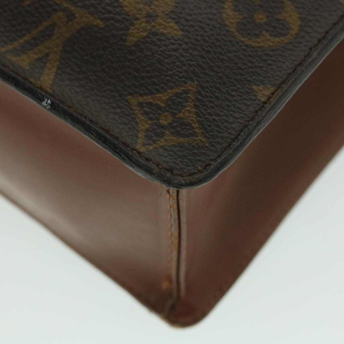 LOUIS VUITTON Monogram Monceau 28 Hand Bag 2way M51185 LV Auth 55168