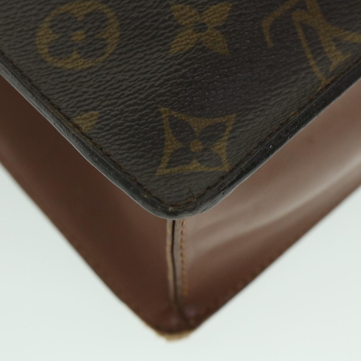 LOUIS VUITTON Monogram Monceau 28 Hand Bag 2way M51185 LV Auth 55168