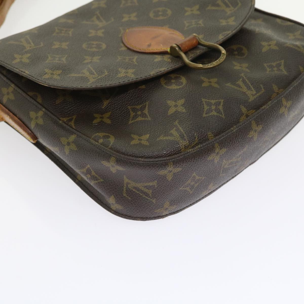 LOUIS VUITTON Monogram Saint Cloud GM Shoulder Bag M51242 LV Auth 55172