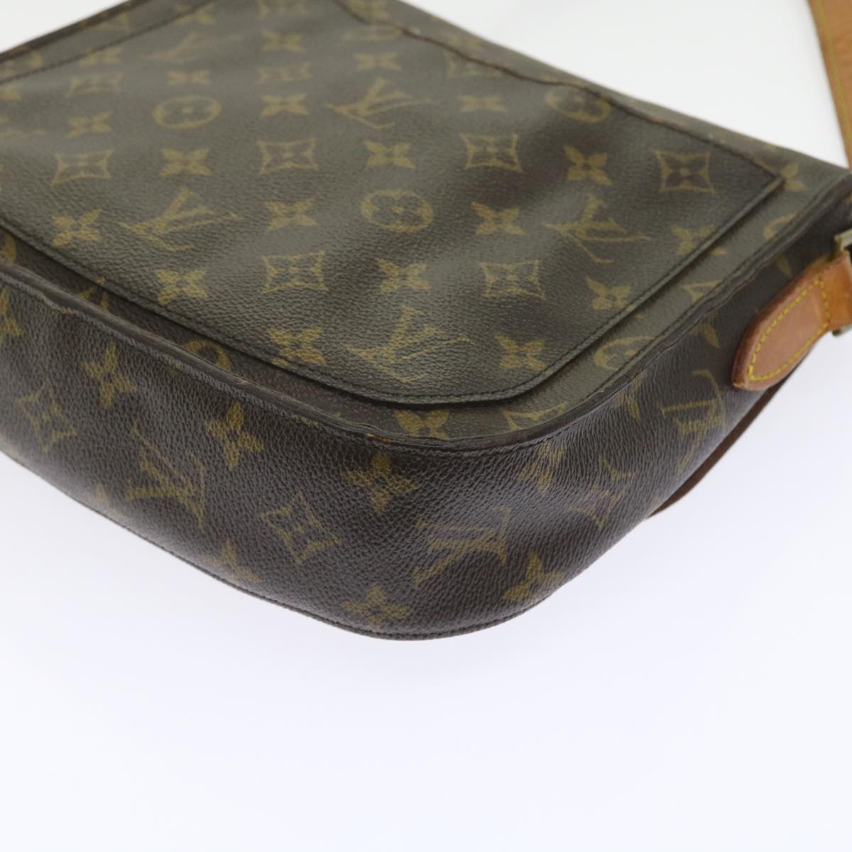 LOUIS VUITTON Monogram Saint Cloud GM Shoulder Bag M51242 LV Auth 55172