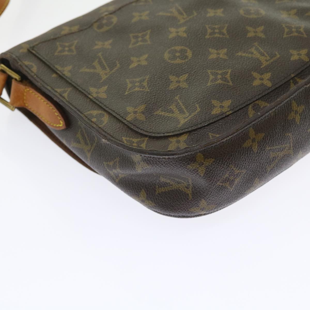 LOUIS VUITTON Monogram Saint Cloud GM Shoulder Bag M51242 LV Auth 55172