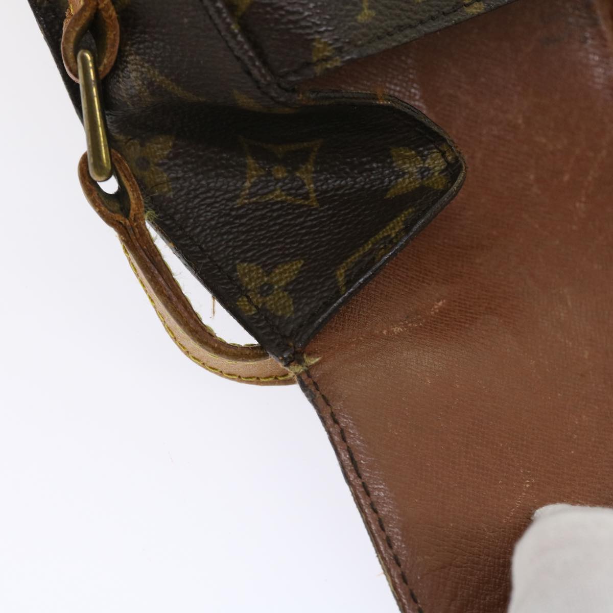 LOUIS VUITTON Monogram Saint Cloud GM Shoulder Bag M51242 LV Auth 55172