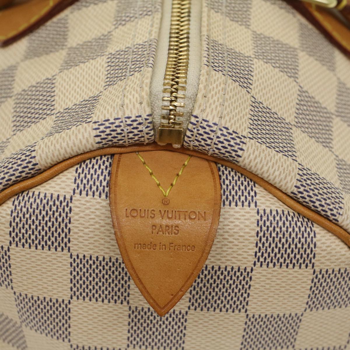 LOUIS VUITTON Damier Azur Speedy 30 Hand Bag N41533 LV Auth 55195