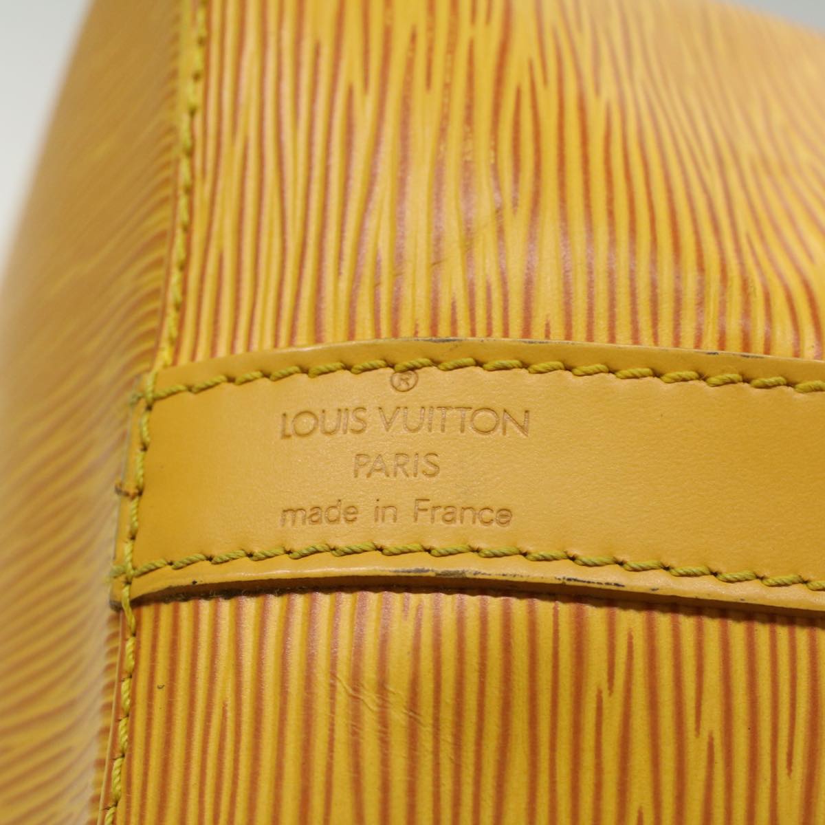 LOUIS VUITTON Epi Petit Noe Shoulder Bag Tassili Yellow M44109 LV Auth 55242