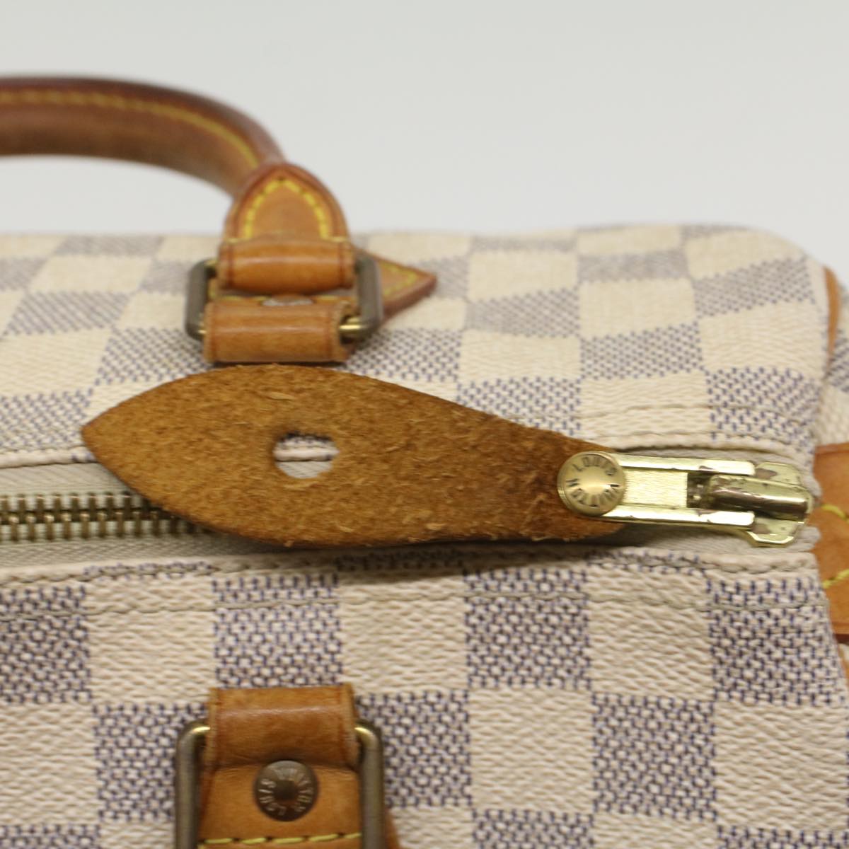 LOUIS VUITTON Damier Azur Speedy 25 Hand Bag N41534 LV Auth 55243