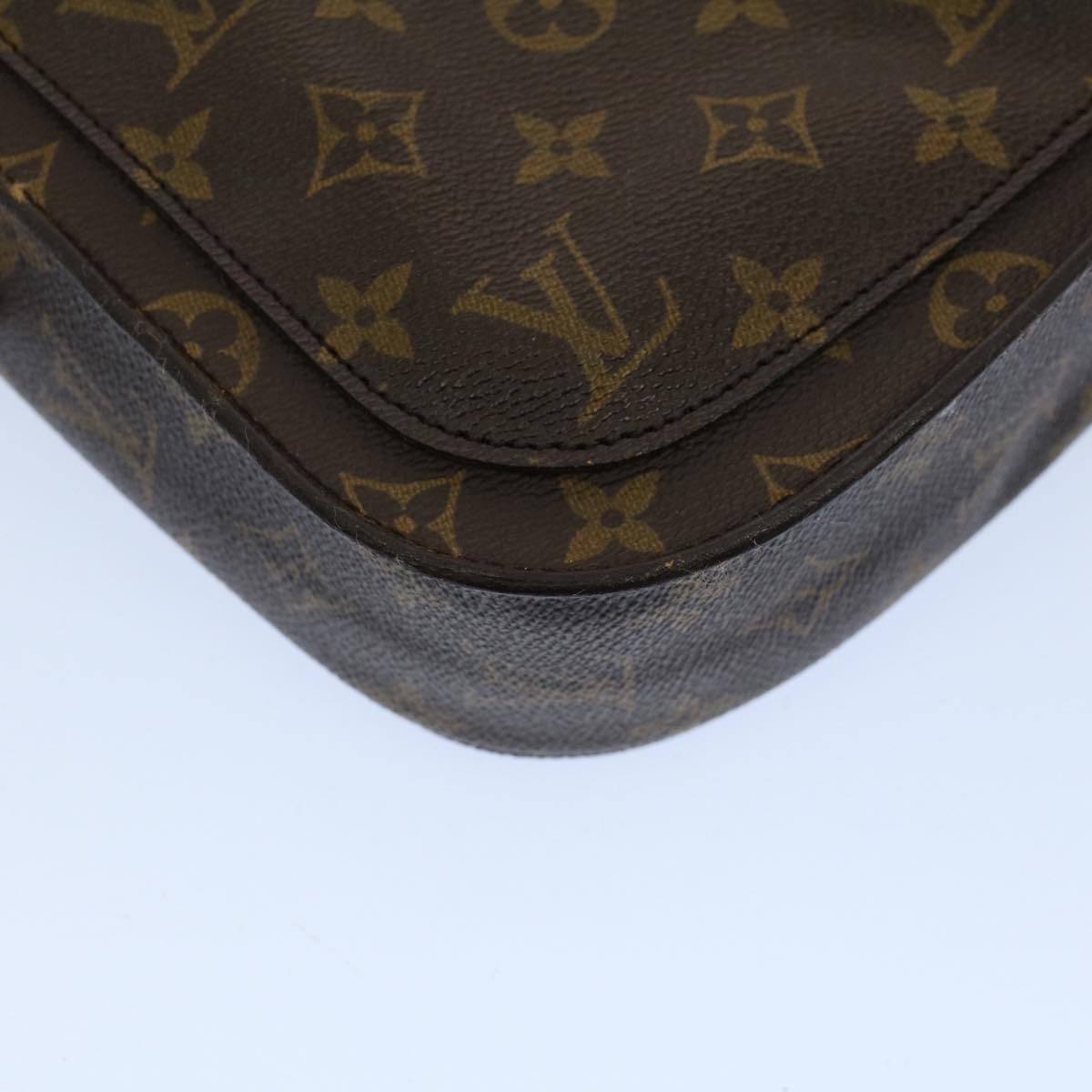 LOUIS VUITTON Monogram Saint Cloud GM Shoulder Bag M51242 LV Auth 55301