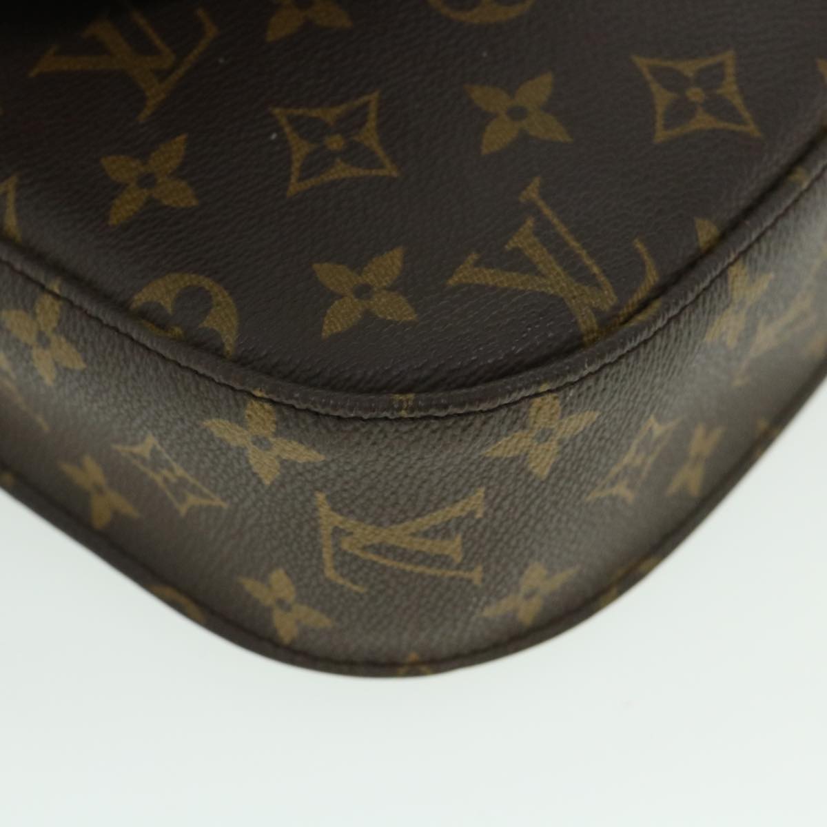 LOUIS VUITTON Monogram Saint Cloud GM Shoulder Bag M51242 LV Auth 55302