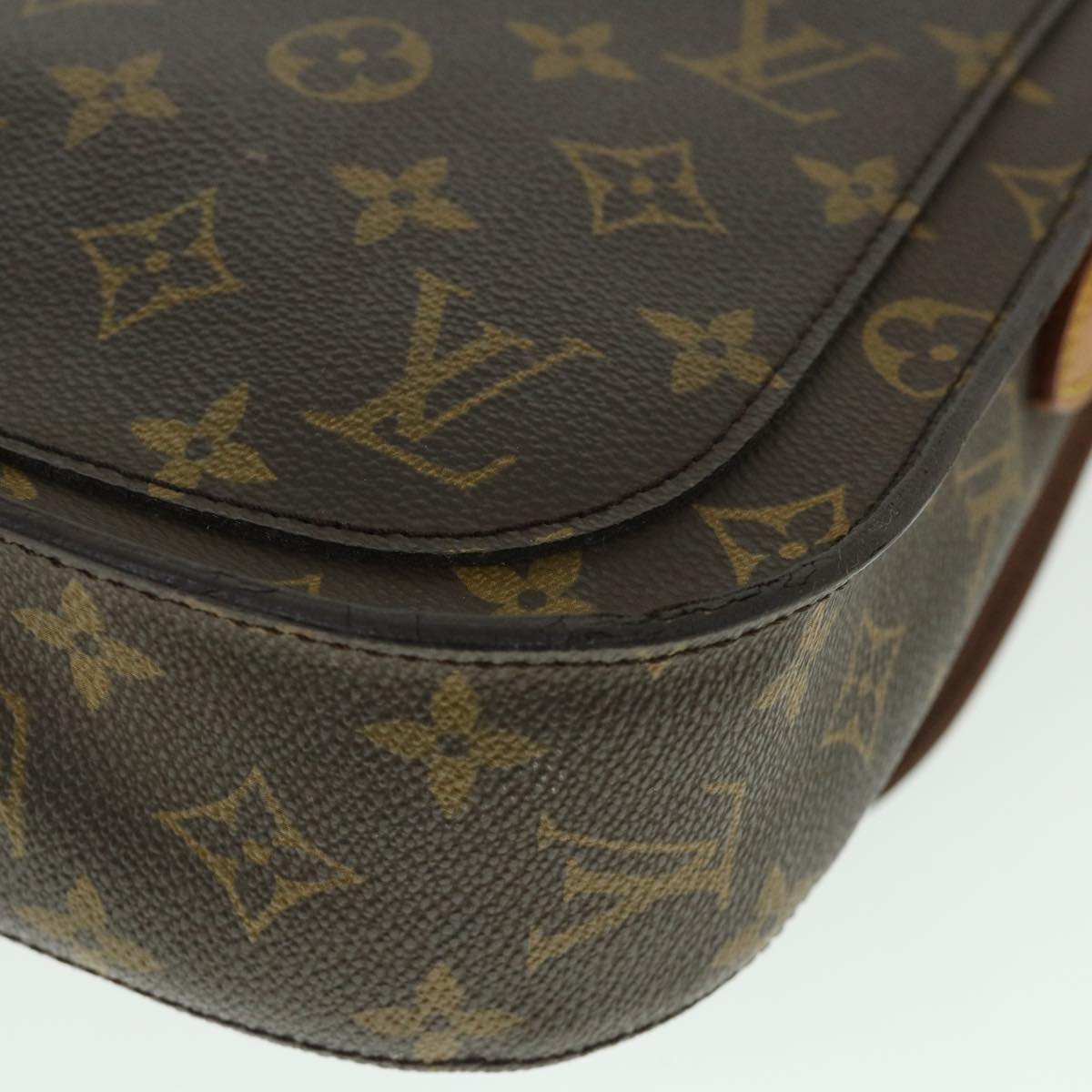 LOUIS VUITTON Monogram Saint Cloud GM Shoulder Bag M51242 LV Auth 55302