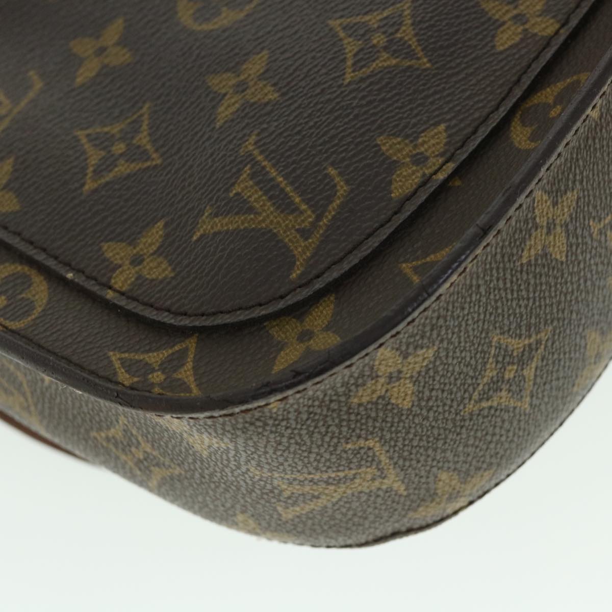 LOUIS VUITTON Monogram Saint Cloud GM Shoulder Bag M51242 LV Auth 55302