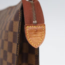 LOUIS VUITTON Damier Ebene Poche Toilette 26 Pouch N47543 LV Auth 55311-8