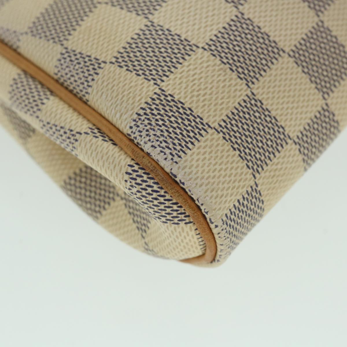 LOUIS VUITTON Damier Azur Eva Shoulder Bag 2way N55214 LV Auth 55519