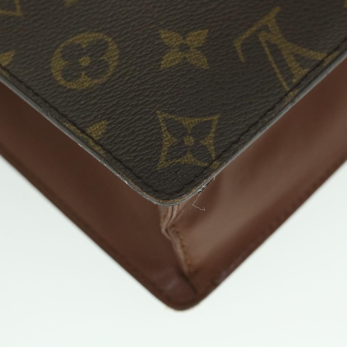 LOUIS VUITTON Monogram Monceau 28 Hand Bag 2way M51185 LV Auth 55540