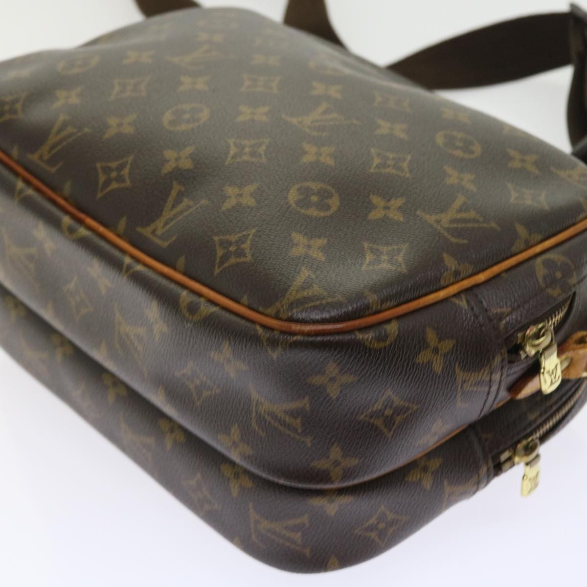 LOUIS VUITTON Monogram Reporter PM Shoulder Bag M45254 LV Auth 55541