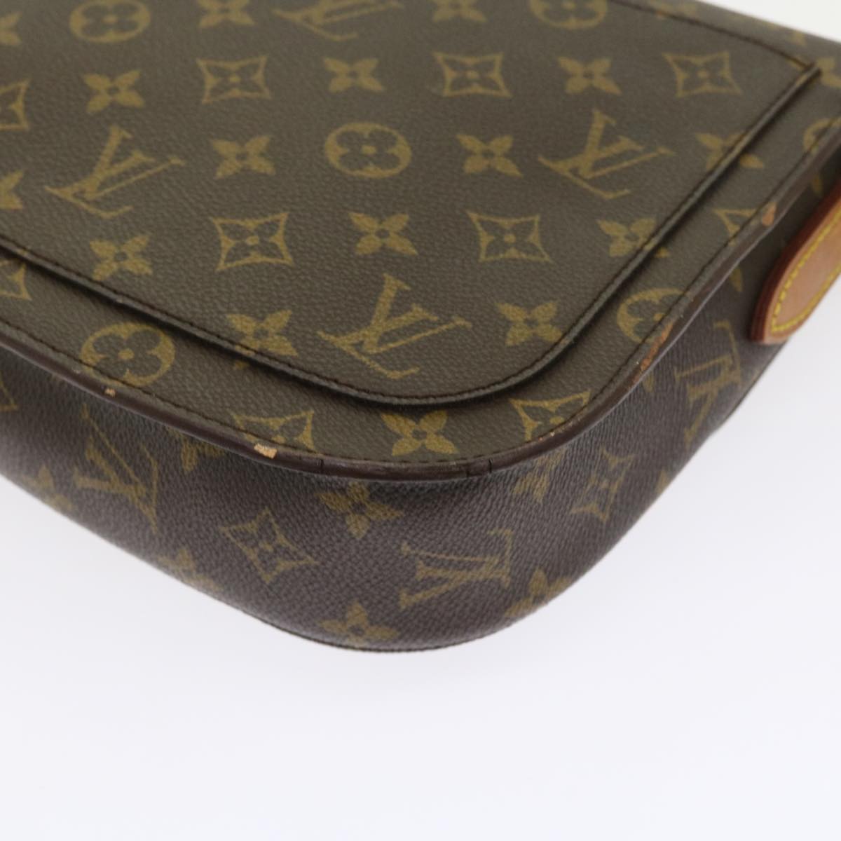 LOUIS VUITTON Monogram Saint Cloud GM Shoulder Bag M51242 LV Auth 55542