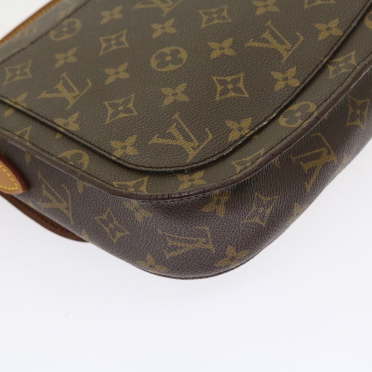 LOUIS VUITTON Monogram Saint Cloud GM Shoulder Bag M51242 LV Auth 55542