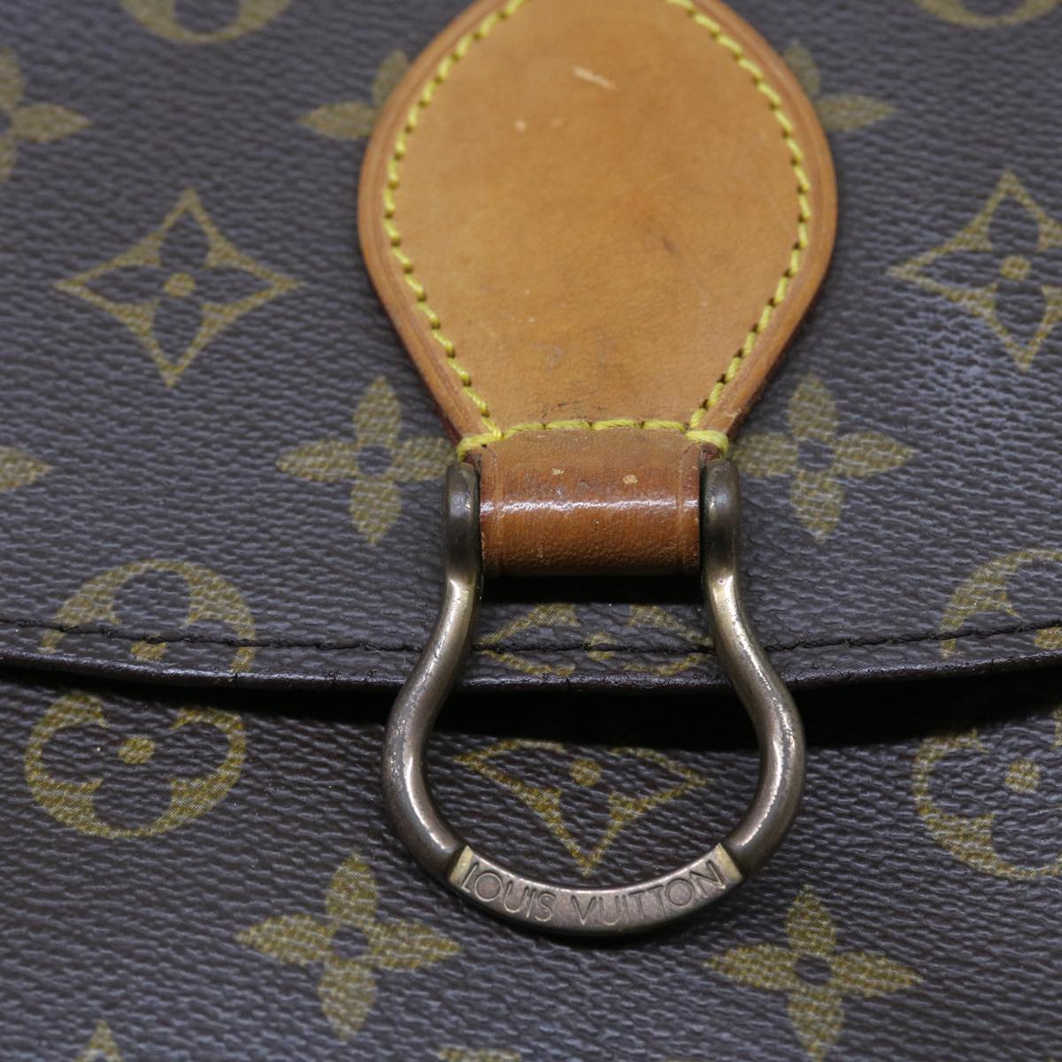 LOUIS VUITTON Monogram Saint Cloud GM Shoulder Bag M51242 LV Auth 55542