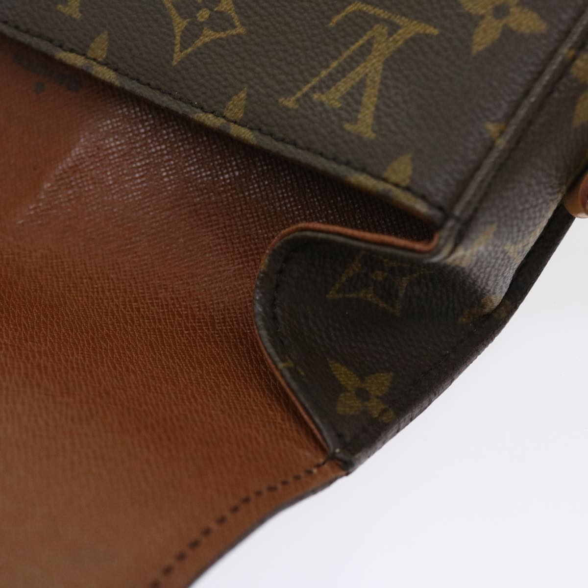 LOUIS VUITTON Monogram Saint Cloud GM Shoulder Bag M51242 LV Auth 55542