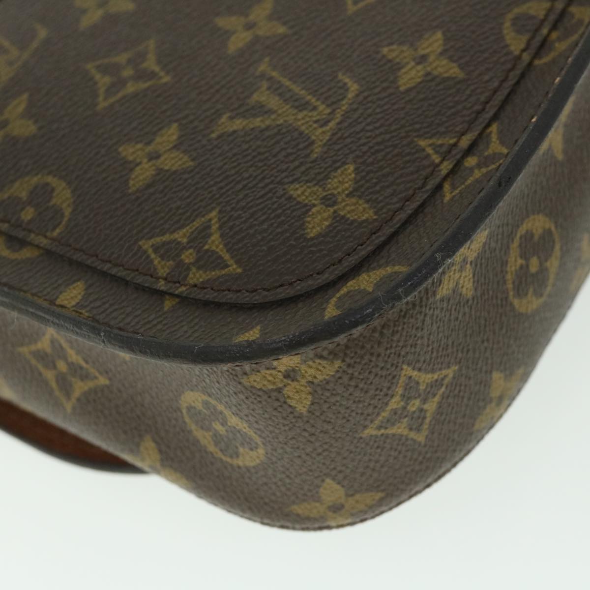 LOUIS VUITTON Monogram Saint Cloud MM Shoulder Bag Vintage M51243 LV Auth 55545