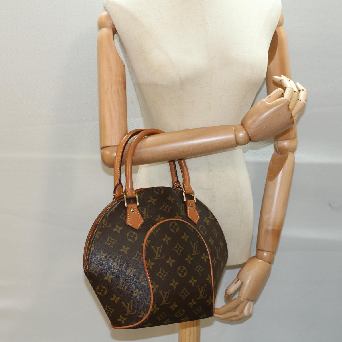 LOUIS VUITTON Monogram Ellipse PM Hand Bag M51127 LV Auth 55550