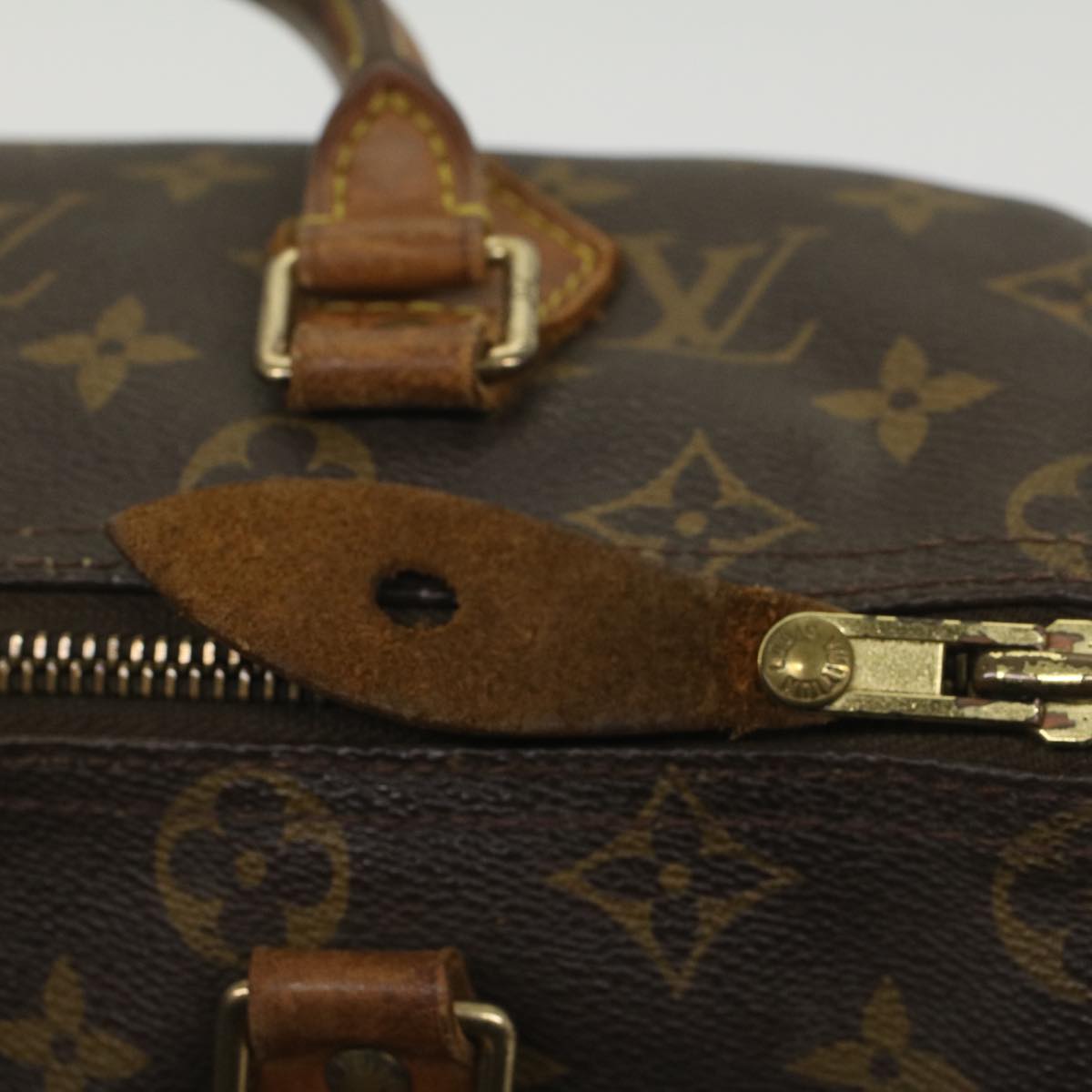 LOUIS VUITTON Monogram Speedy 25 Hand Bag M41528 LV Auth 55565