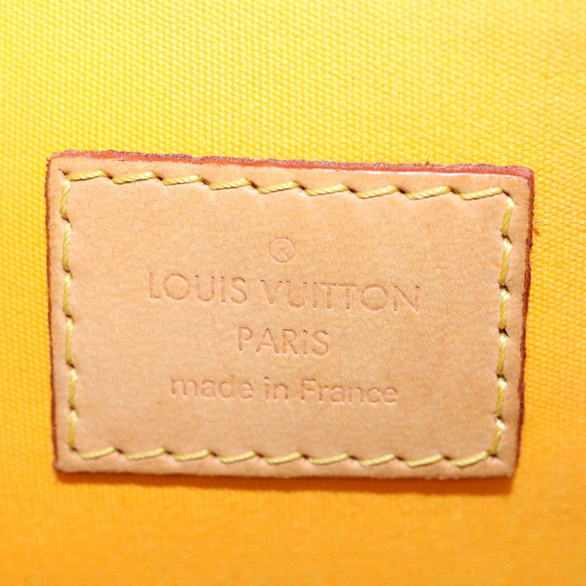 LOUIS VUITTON Monogram Vernis Alma PM Hand Bag Jone Passion M91695 LV Auth 55601