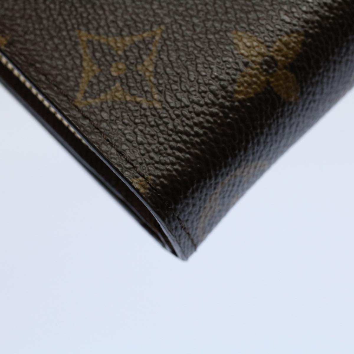 LOUIS VUITTON Monogram Compact Zip Wallet M61667 LV Auth 55620A