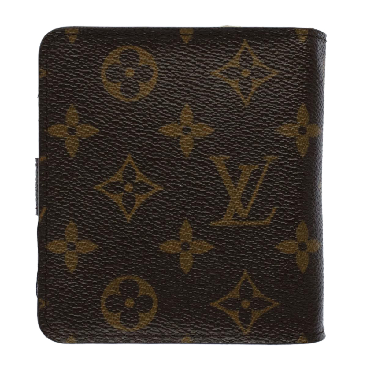 LOUIS VUITTON Monogram Compact Zip Wallet M61667 LV Auth 55620A - 0