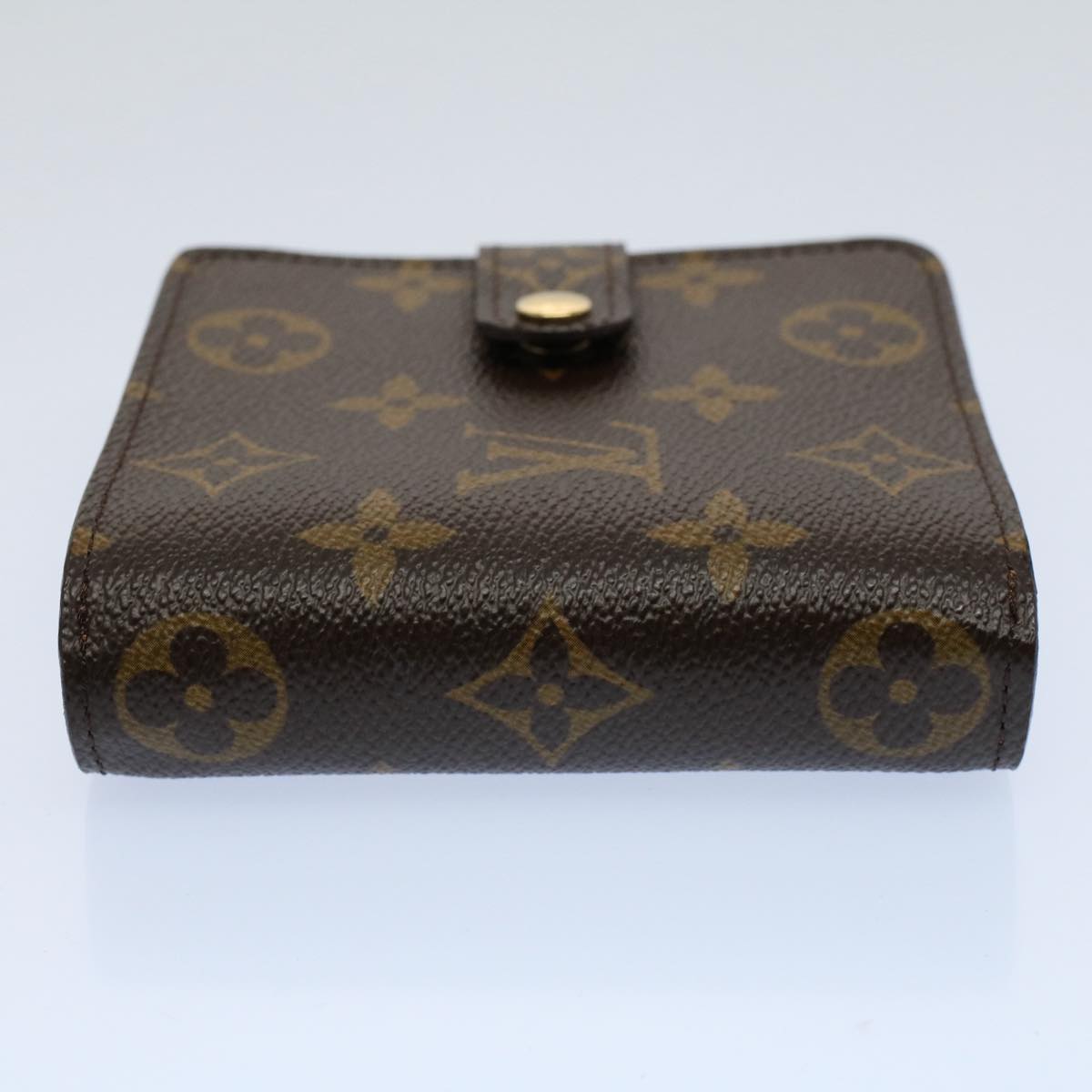 LOUIS VUITTON Monogram Compact Zip Wallet M61667 LV Auth 55620A