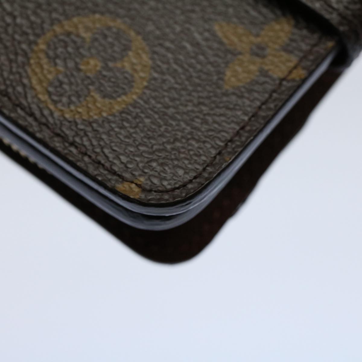 LOUIS VUITTON Monogram Compact Zip Wallet M61667 LV Auth 55620A