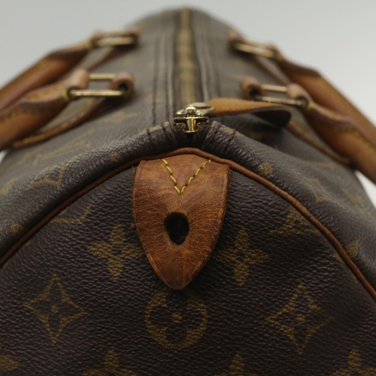 LOUIS VUITTON Monogram Speedy 30 Hand Bag M41526 LV Auth 55642