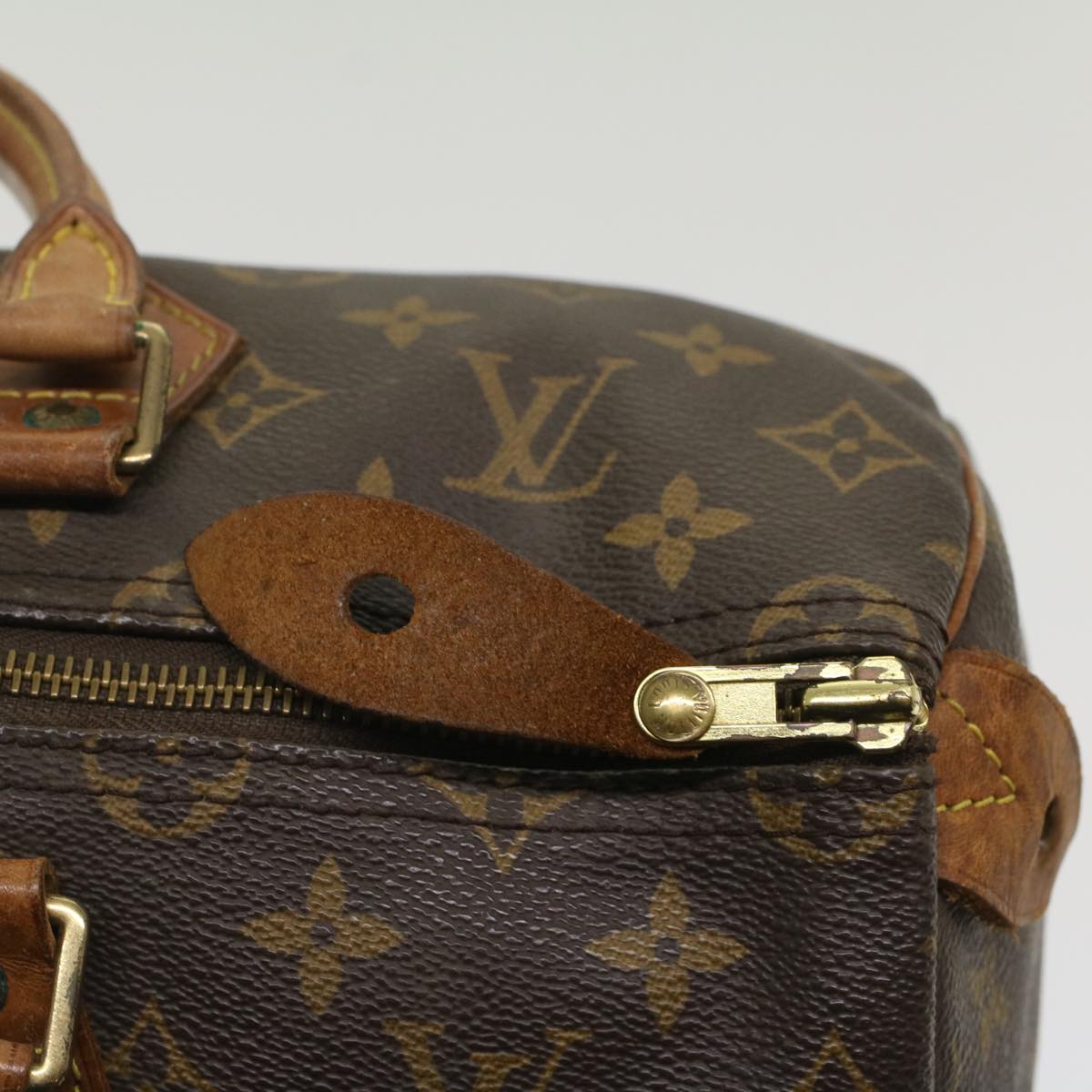 LOUIS VUITTON Monogram Speedy 30 Hand Bag M41526 LV Auth 55642