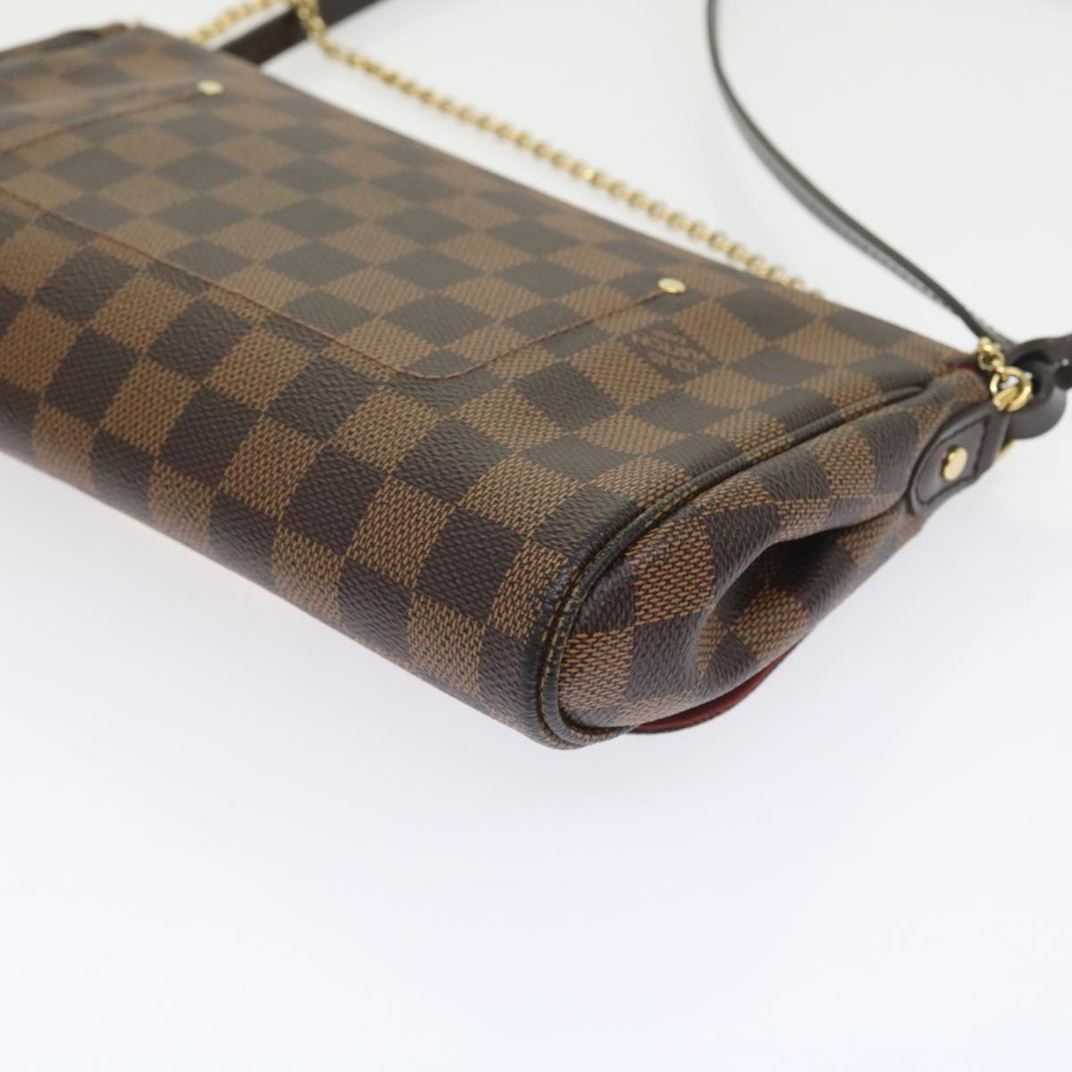 LOUIS VUITTON Damier Ebene Favorit PM Shoulder Bag 2way N41276 LV Auth 55712