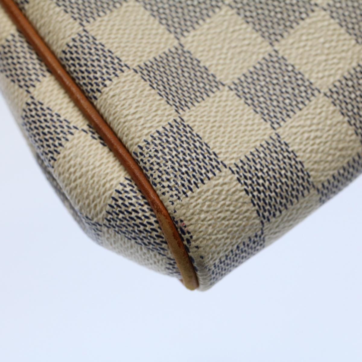 LOUIS VUITTON Damier Azur Eva Shoulder Bag 2way N55214 LV Auth 55721