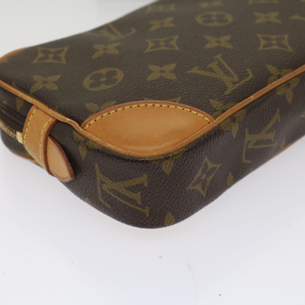 LOUIS VUITTON Monogram Marly Dragonne PM Clutch Bag M51827 LV Auth 55729