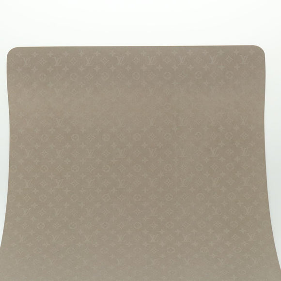 LOUIS VUITTON Monogram Etui Tapi Yoga Exercise Mat Beige GI0501 LV Auth 55732S