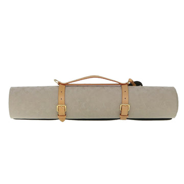 LOUIS VUITTON Monogram Etui Tapi Yoga Exercise Mat Beige GI0501 LV Auth 55732S