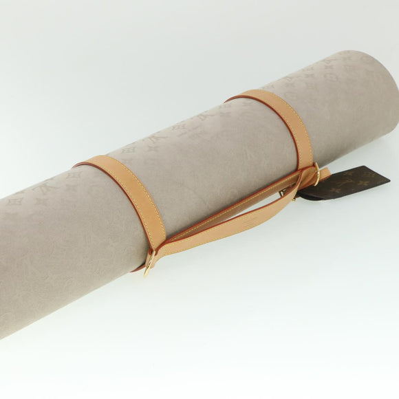 LOUIS VUITTON Monogram Etui Tapi Yoga Exercise Mat Beige GI0501 LV Auth 55732S