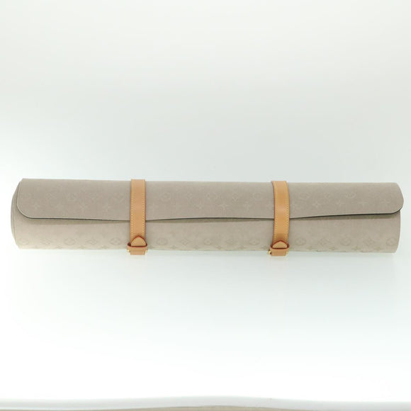 LOUIS VUITTON Monogram Etui Tapi Yoga Exercise Mat Beige GI0501 LV Auth 55732S