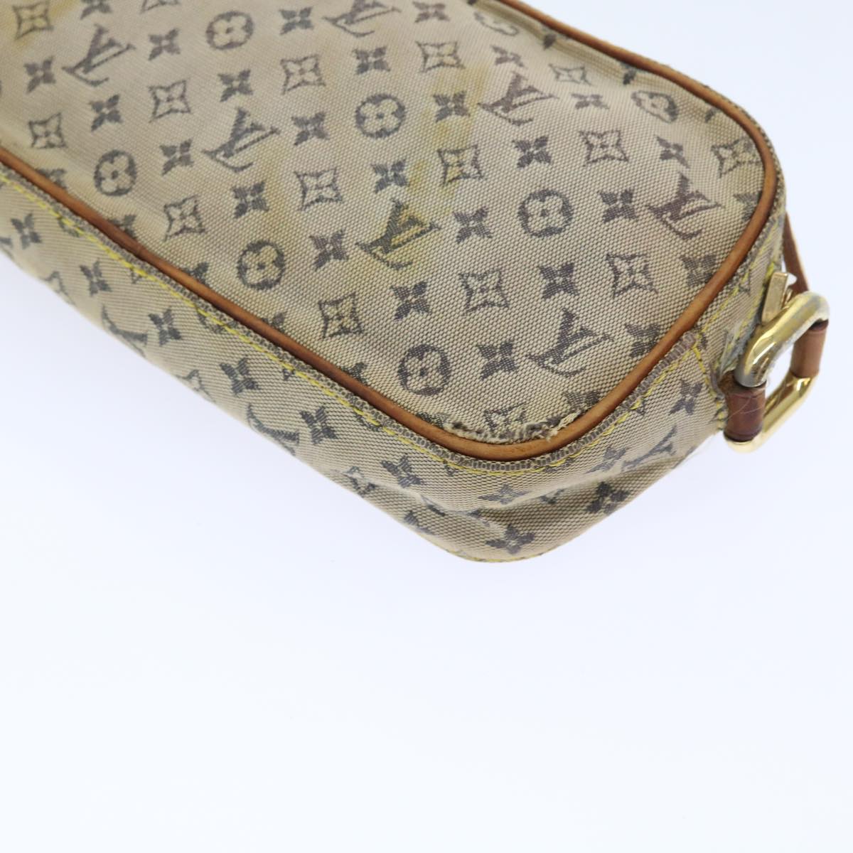 LOUIS VUITTON Monogram Mini Juliet MM Shoulder Bag Blue M92004 LV Auth 55782