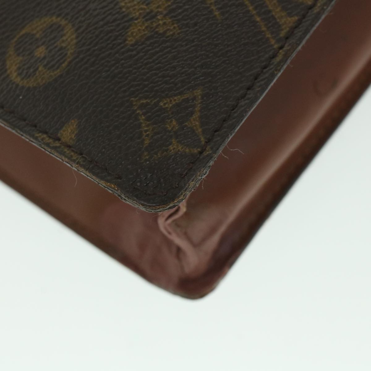 LOUIS VUITTON Monogram Monceau 28 Hand Bag 2way M51185 LV Auth 55787