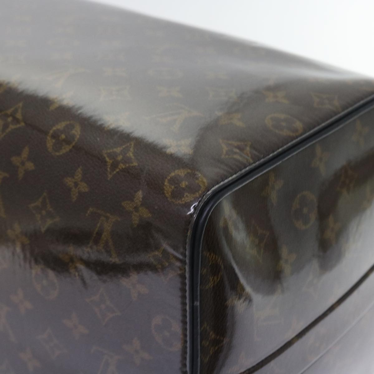 LOUIS VUITTON Monogram Glaze Keepall Bandouliere 50 Bag M43899 LV Auth 55861A