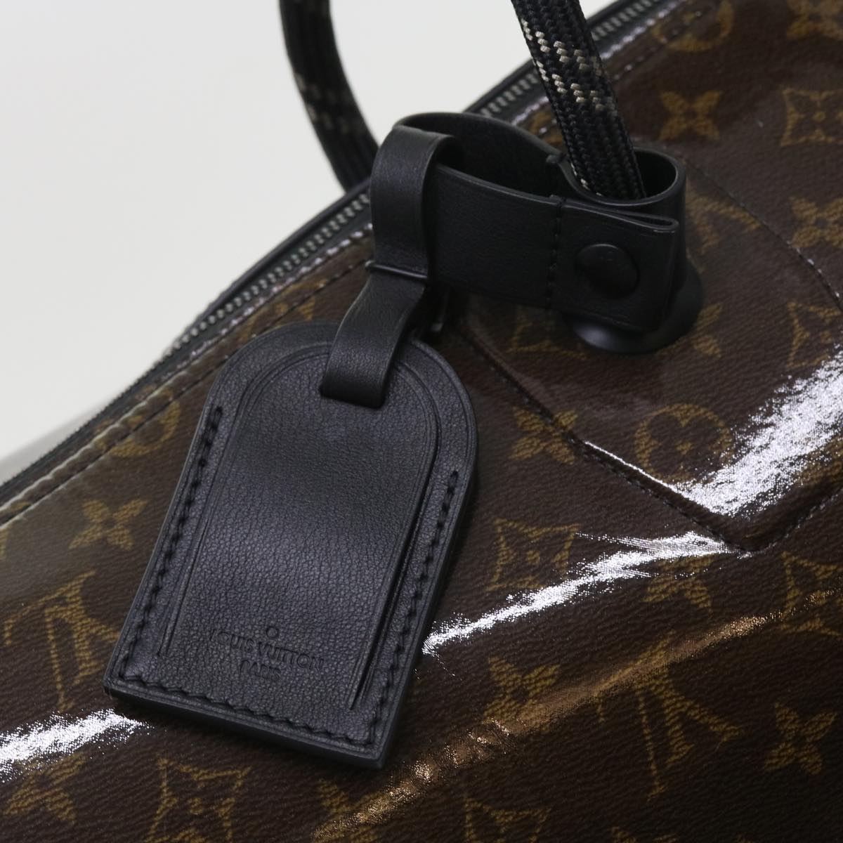 LOUIS VUITTON Monogram Glaze Keepall Bandouliere 50 Bag M43899 LV Auth 55861A