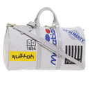LOUIS VUITTON Monogram White Keepall Bandouliere 50 Bag M44643 LV Auth 55862S-1
