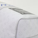 LOUIS VUITTON Monogram White Keepall Bandouliere 50 Bag M44643 LV Auth 55862S-15