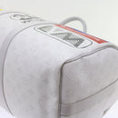LOUIS VUITTON Monogram White Keepall Bandouliere 50 Bag M44643 LV Auth 55862S-17