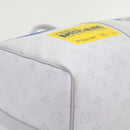 LOUIS VUITTON Monogram White Keepall Bandouliere 50 Bag M44643 LV Auth 55862S-18