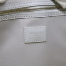 LOUIS VUITTON Monogram White Keepall Bandouliere 50 Bag M44643 LV Auth 55862S-25